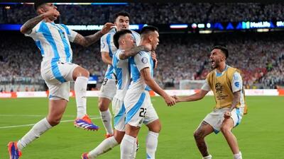 آرژانتین ۱ - ۰ شیلی/ لائورتا مارتینز در واپسین دقایق آلبی سلسته را به پیروزی رساند + فیلم