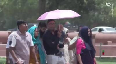 فیلم/ پایان گرمای شدید در هند