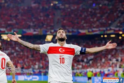 ویدیو| گل اول ترکیه به چک توسط چالهان اوغلو - پارس فوتبال | خبرگزاری فوتبال ایران | ParsFootball