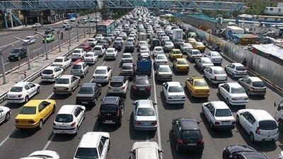 آخرین وضعیت ترافیک در آزادراه کرج - تهران ۷ تیر
