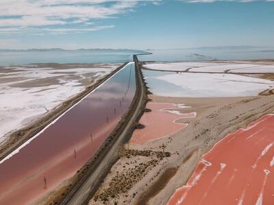 خشک شدن  دریاچه نمک یوتا  فاجعه محیط زیستی آمریکا