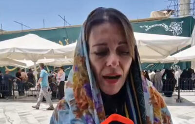 ببینید | حرف‌های گزارشگر زن اسپانیایی درباره میزان مشارکت مردم در انتخابات ایران