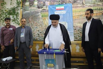 نماینده آیت الله العظمی سیستانی در ایران در انتخابات شرکت کرد
