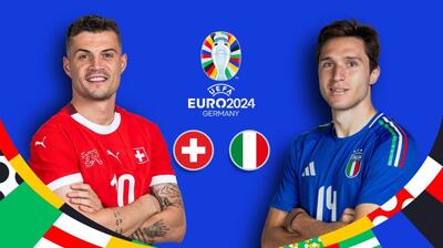 پیش بازی دیدار سوئیس و ایتالیا در مرحله یک هشتم یورو 2024