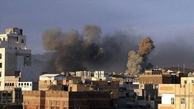 حمله هوایی آمریکا و انگلیس به فرودگاه یمن