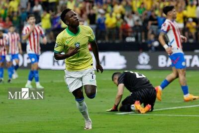 صعود کلمبیا در روز پیروزی قاطع برزیل مقابل پاراگوئه + فیلم