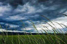 آسمان ابری و وزش باد در لرستان