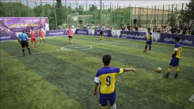 برگزاری مسابقات فوتبال خانه‌های امداد در یزد