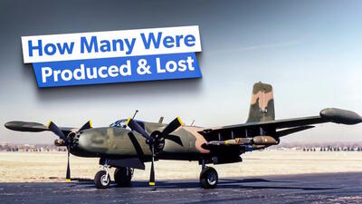 آمریکا در طول جنگ جهانی دوم چند هواپیما ساخت و چه تعداد را از دست داد؟