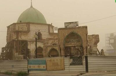 کشف ۵ بمب به جا مانده از داعش در مسجد النوری موصل