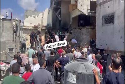 حمله هوایی رژیم صهیونیستی به کرانه باختری+ فیلم