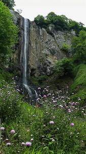 آبشار لاتون در آستارا بلندترین آبشار دائم ایران