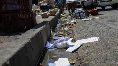 انباشت زباله در جوی فاضلاب سهم اهالی محله بهشتی شهر ری شد + تصویر