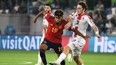 خلاصه بازی اسپانیا - گرجستان