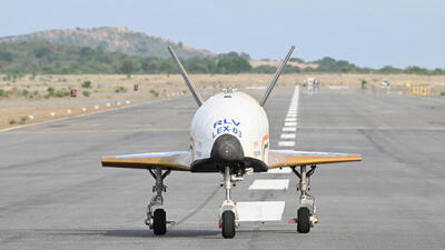 شاهکار فناوری هند: آزمایش موفق شاتل فضایی با قابلیت استفاده مجدد