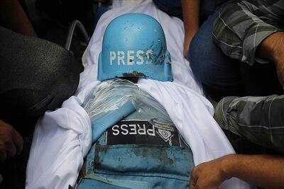 شهادت ۱۵۳ خبرنگار در غزه به دست نظامیان صهیونیست