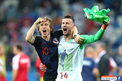 صعود کرواسی به یک چهارم نهایی جام جهانی با غلبه بر دانمارک در ضربات پنالتی (1 جولای، 2018) - پارس فوتبال | خبرگزاری فوتبال ایران | ParsFootball