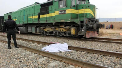 مرگ هولناک جوان 29 ساله درتصادف با قطار مسافربری در قزوین + جزییات