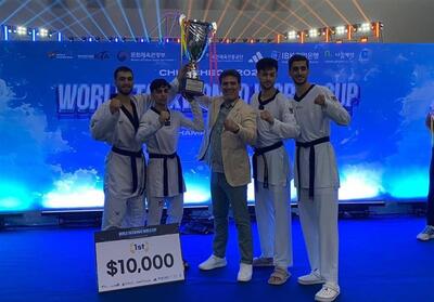 قهرمانی تیم ملی تکواندوی مردان در مسابقات جام جهانی - تسنیم