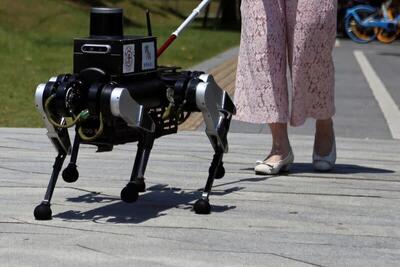 ساخت ربات سگ‌سان برای کمک به کم بینایان!