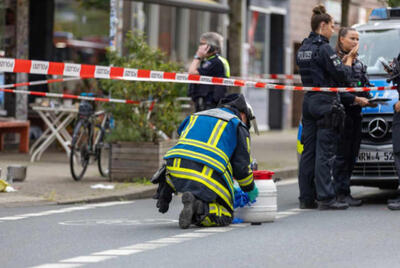 در حادثه اسیدپاشی در آلمان 14 نفر زخمی شدند+ فیلم