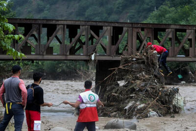 جسد دختر مفقود شده سیلاب سوادکوه پیدا شد