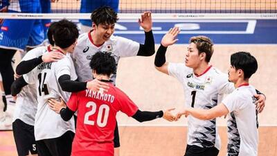 فاصله ۱۳ پله‌ای والیبال ایران و ژاپن پس از لیگ ملت‌ها!