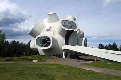 ساختمان‌هایی که معماری علمی‌تخیلی «شوروی» را به رخ می‌کشند
