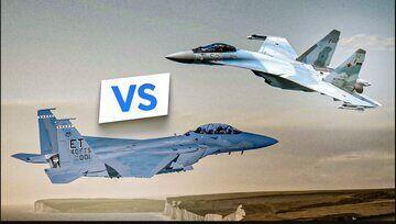 (تصاویر)  F-15EX آمریکا در مقابل Su-35 روسیه؛ کدام‌یک در داگ‌فایت پیروز است؟