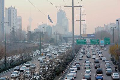 هشدار آلودگی هوای تهران