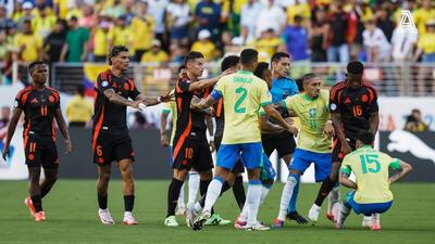 خلاصه بازی برزیل 1-1 کلمبیا