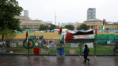 دستور دادگاه کانادا برای متفرق کردن حامیان فلسطین در دانشگاه تورنتو