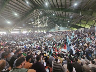 تصاویر | استقبال هواداران مسعود پزشکیان در ارومیه
