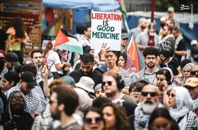 عکس/ تظاهرات کانادایی‌ها در محکومیت نسل‌کشی صهیونیست‌ها در غزه