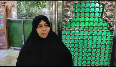 دعوت خواهر شهیدان عزمی از مردم برای حضور در انتخابات