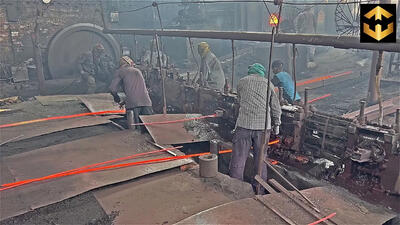 (ویدئو) چگونه میلگردهای فولادی در کارخانه تولید می شود؟