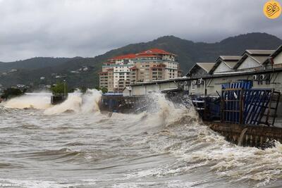 (تصاویر) طوفان قدرتمند بریل به جامائیکا رسید