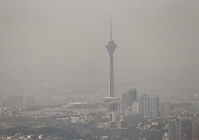 ۲۴ ساعت وضعیت نارنجی در پایتخت ؛ هوای تهران آلوده است