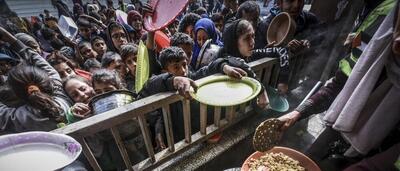 هلال احمر فلسطین: ۹۶ درصد مردم غزه از ناامنی شدید غذایی رنج می‌برند