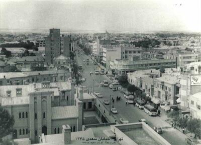 تهران قدیم | عکسی از میدان معروف تهران که ۶۷ سال قبل این شکلی بود/ عکس