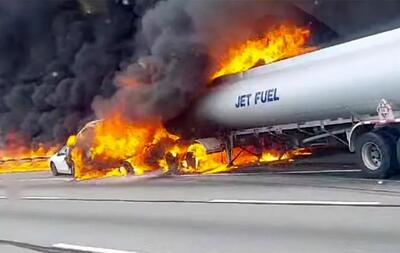 جدیدترین تصاویر از انفجار یک کامیون حامل سوخت در برزیل