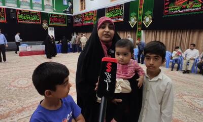 حضور خانواده‌های بوشهری همراه با کودکان در انتخابات