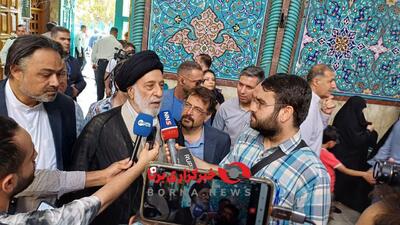 برادر رهبر انقلاب به حسینیه ارشاد رفت +عکس | روزنو