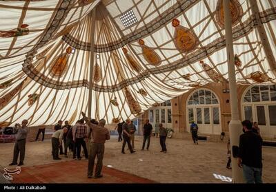 مراسم چادر کشی حسینیه قنادها- سبزوار- عکس خبری تسنیم | Tasnim