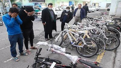دستگیری سارق دوچرخه با ۲۰ فقره سابقه
