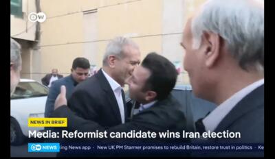 بازتاب انتخاب مسعود پزشکیان به عنوان نهمین رئیس جمهور ایران در شبکه دویچه له آلمان (فیلم)
