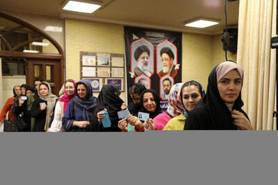 تصاویر: حضور پرشور مردم تبریز در ساعات پایانی انتخابات
