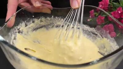 (ویدئو) آموزش تهیه یک شیرینی ساده و خوشمزه آلمانی