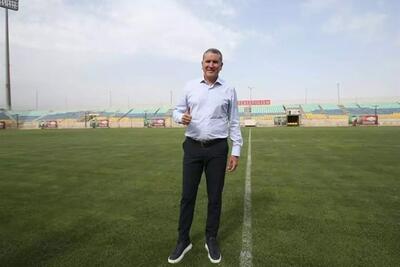ابراز رضایت گاریدو از امکانات ورزشگاه شهید کاظمی