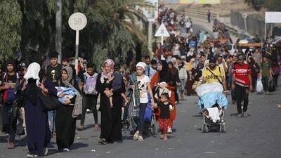 سازمان ملل: کوچ اجباری هزاران فلسطینی را مجبور به خروج از خان یونس کرد